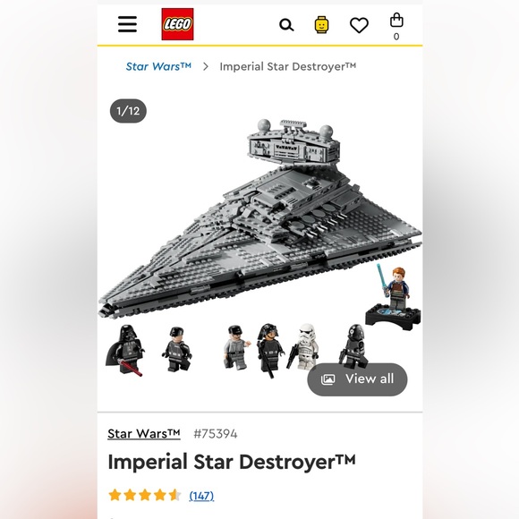 Legos Star Wars Imperial Star Destroyer New In Box Never Opened - Picture 2 of 2